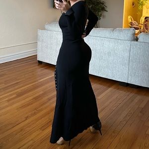 Stunning thick chic ribbed maxi sweater/dress with snap buttons😍